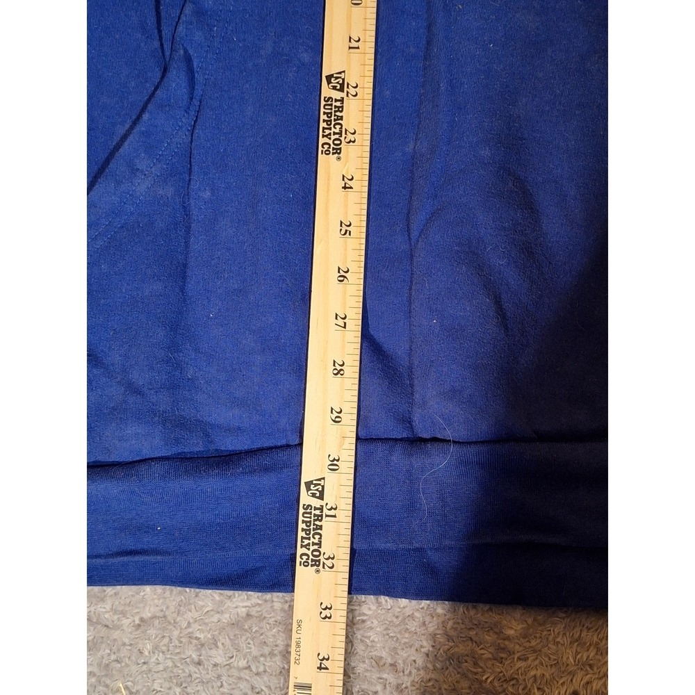 NBA Majestic Mens LA Clippers Basketball Hoodie Royal Blue Size 4X Sweatshirt - Picture 8 of 9
